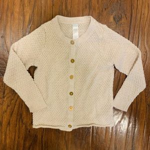 Cherokee | Cream w/ Gold Thread Detail Cardigan